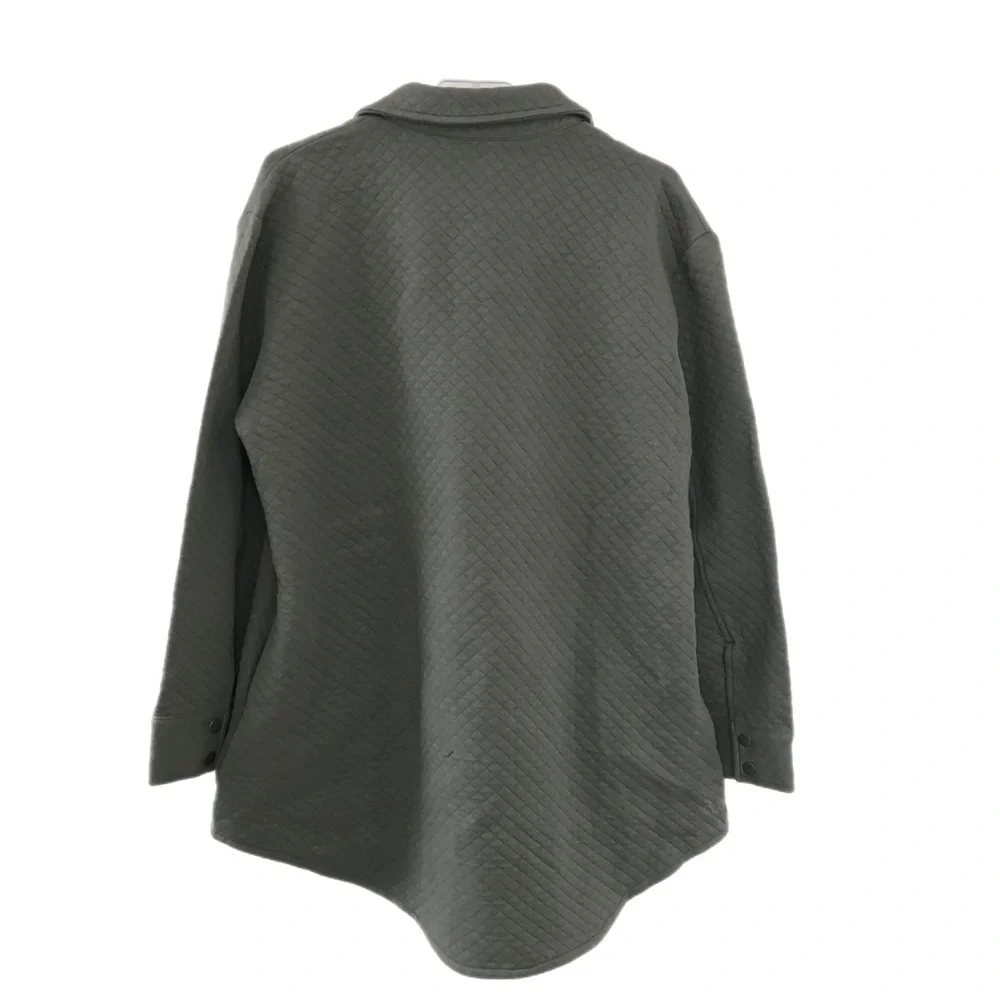 BB Dakota by Steve Madden Green Quilted Knit Utility Jacket - Picture 2 of 8